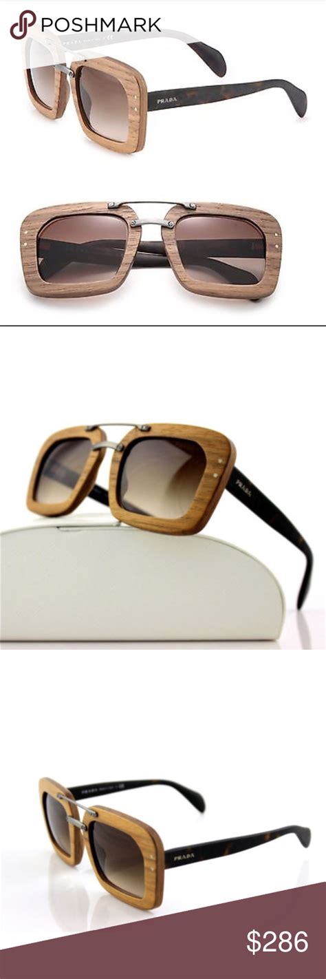 prada sunglasses wooden frame|discontinued Prada glasses.